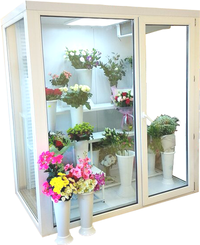 Floral refrigerator store